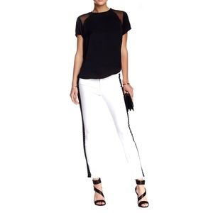 Joe’s Jeans Skinny Ankle Diamond Tux White Jeans